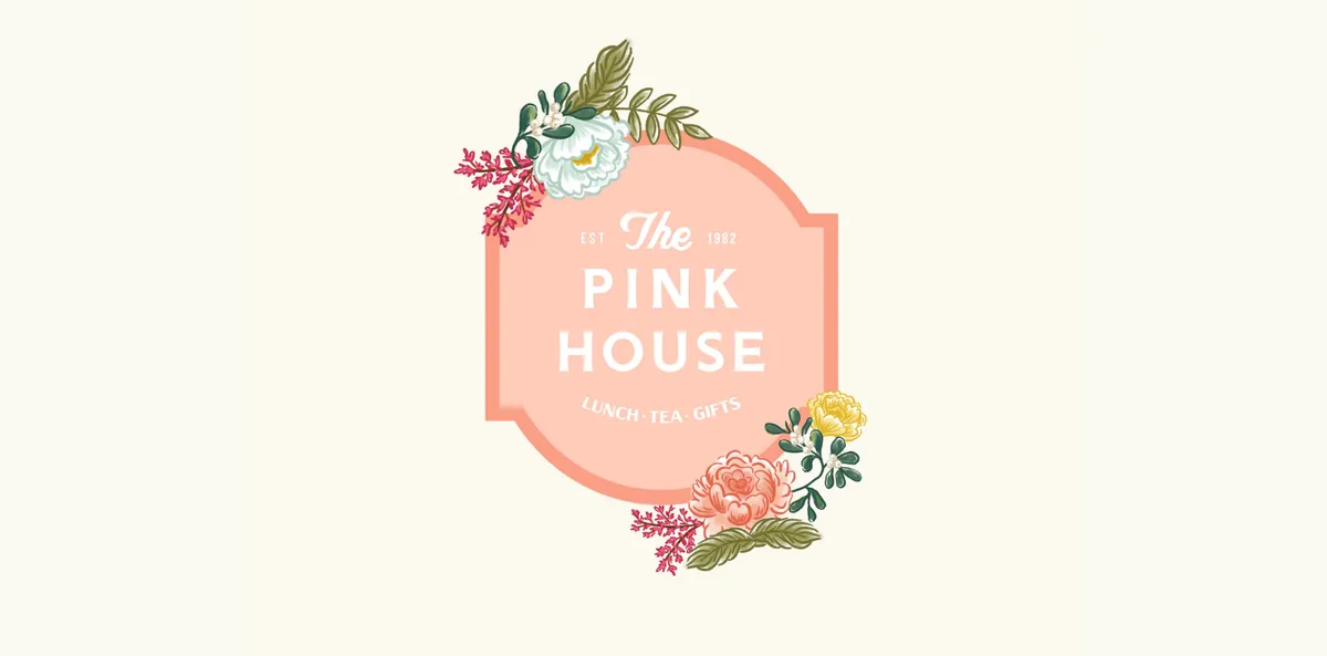 The Pink House fonts and colors